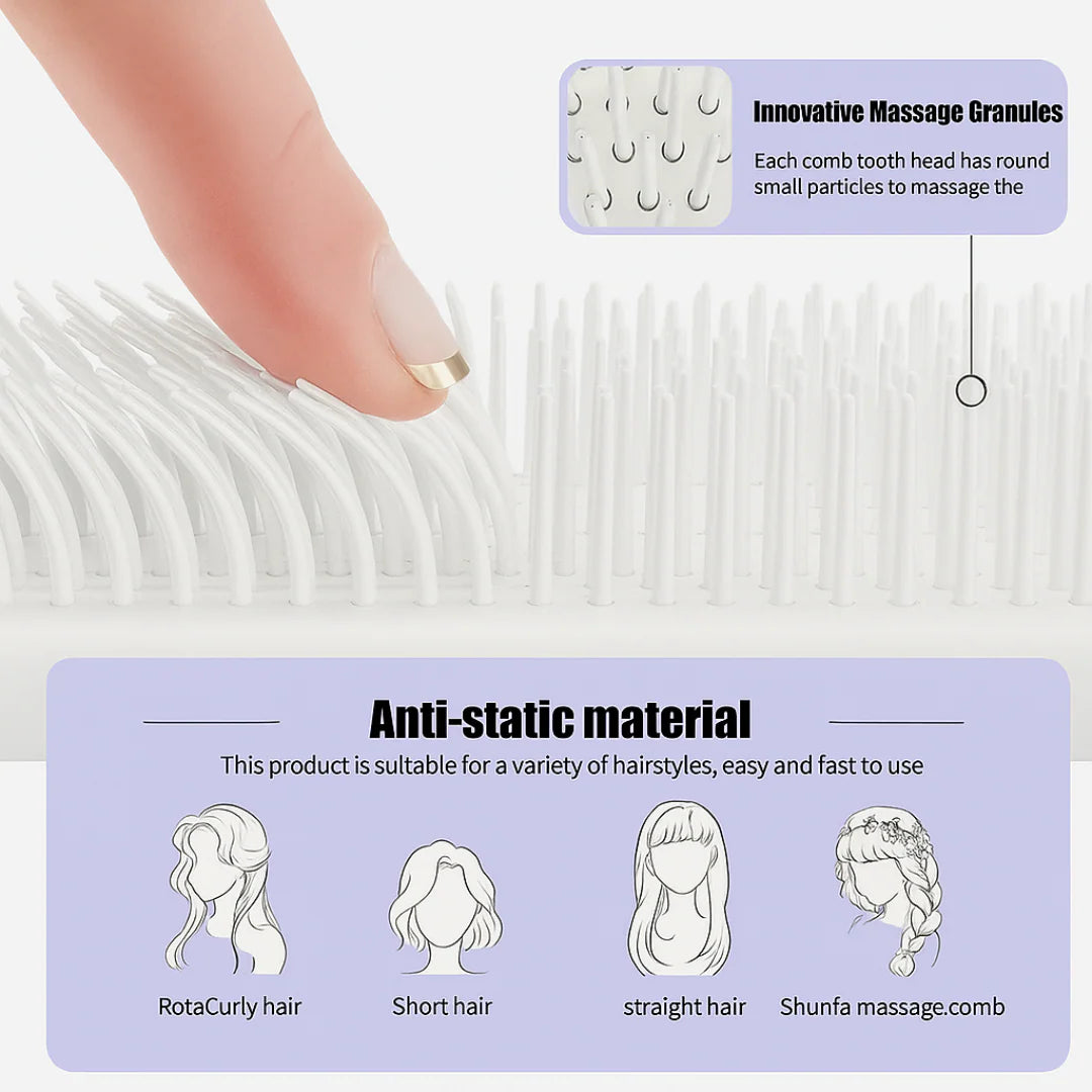SpinnyBrush™ Self Cleaning Hair Brush