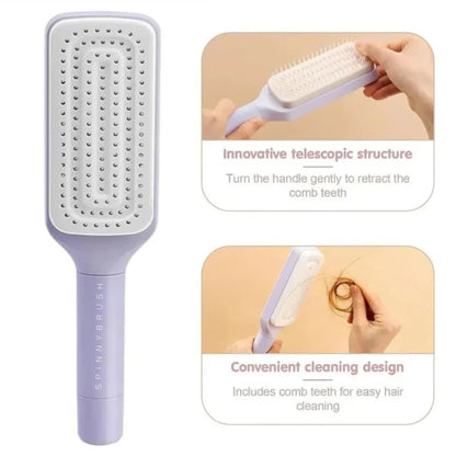 SpinnyBrush™ Self Cleaning Hair Brush