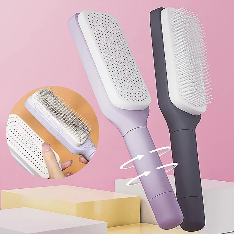 SpinnyBrush™ Self Cleaning Hair Brush